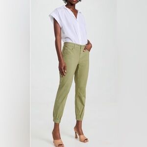 NEW - L'Agence Mirabel Flight Pants Size 28 Soft Army Green Joggers‎ Tapered